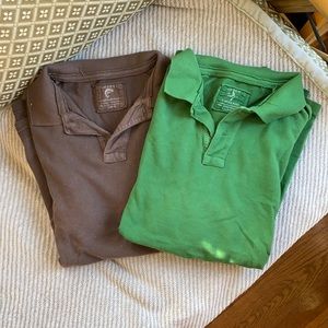 2 JCREW Vintage Polos